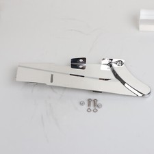 Chrome Lower Belt Guard Cover For Harley Dyna Low Rider FXDL Wide Glide FXDWG