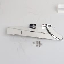 Chrome Lower Belt Guard Cover For Harley Dyna Low Rider FXDL Wide Glide FXDWG