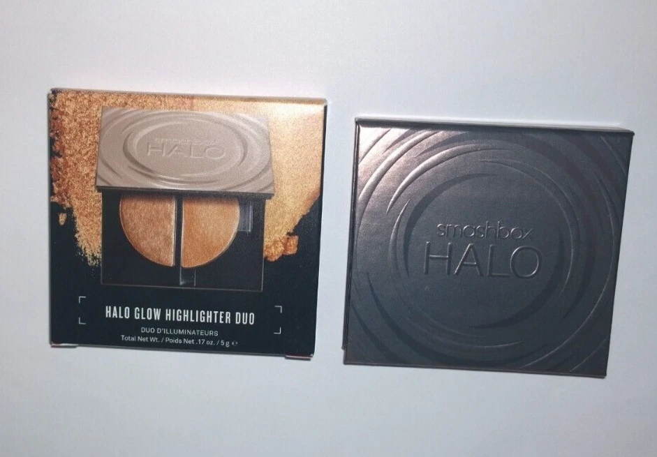 Smashbox Halo Glow Highlighter Duo Golden Pearl Putty and Powder - New in Box - Image 3 of 4
