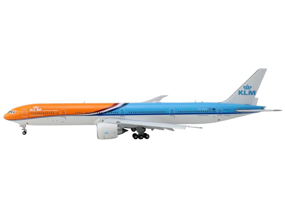 KLM オランダ航空　BOEING 777-300ER 1：400 飛行機模型 1/400 Boeing 777-300ER KLM Royal Dutch PH-BVA Orange Blue | eBay