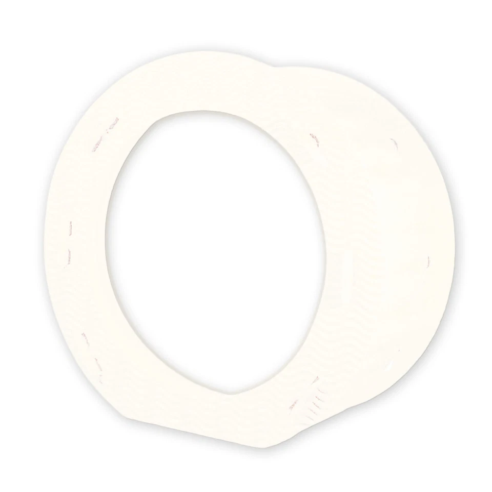 itenga Kinder Bastel Laternen Rohling rund 3D Wellpappe WEIß für St Martin Umzug