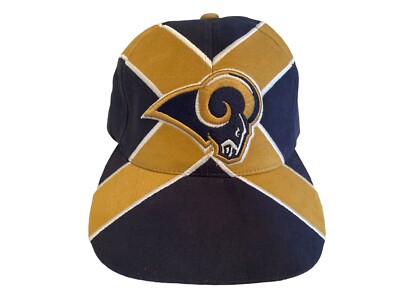 NFL St Louise Rams Hat Football Cap Two Tone Logo Annco Adjustable Logo Strap Ca