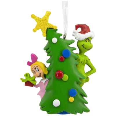 Hallmark Dr. Seuss How The Grinch Stole Christmas! Grinch w/Cindy Lou Who-New