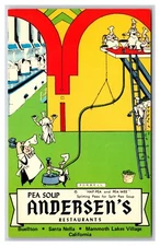 Andersen's Restaurant Buelton Santa Nella California CA UNP Chrome Postcard Y18