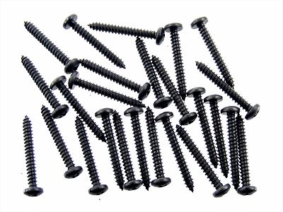 For Jeep Black Interior Trim Screws- #8 x 1-1/4'' Long Pan Head- 25 screws- #257