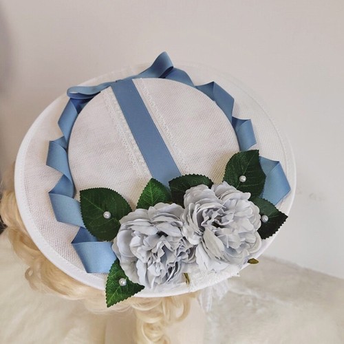 Spring&Summer Outdoor Sunshade Flat Hat Fashion Flower Decor Foldable Beach Cap - Picture 5 of 8