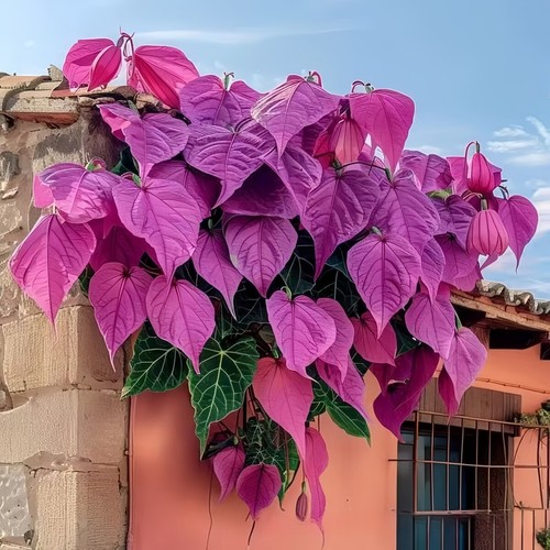 100Pcs Colorful Leaf Morning Glory Seeds Color Perennial Garden Open Air Bonsai - Picture 14 of 15