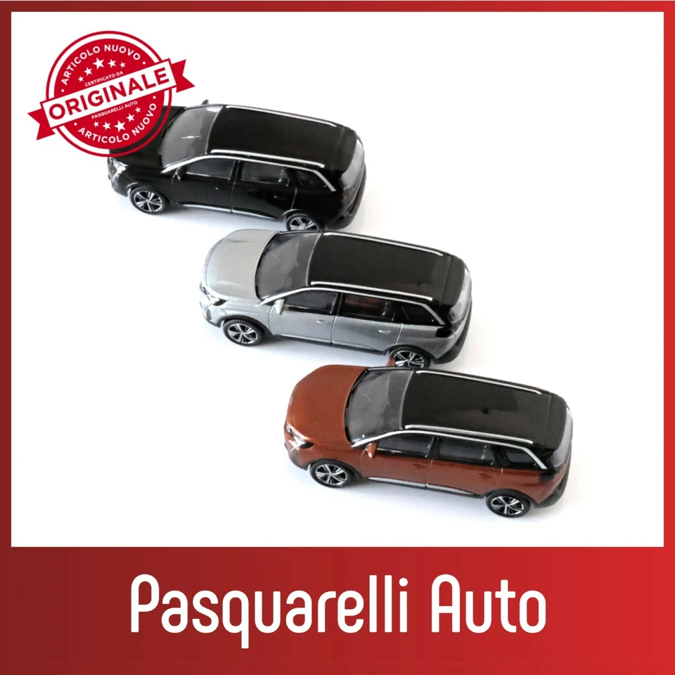 MODELLINO PEUGEOT 5008 (P87) 1:64 MACCHININA REGALO ORIGINALE PEUGEOT 20MITR902 - Immagine 3 di 4