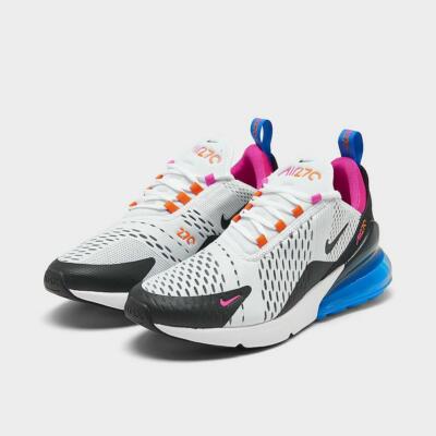 nike air max 270 white black orange