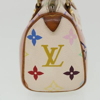 Louis Vuitton, Bags, Louis Vuitton Multicolor White Speedy 3 Bag