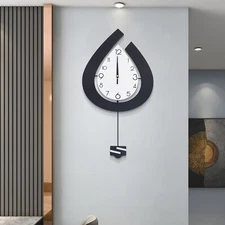 Large Wall Clock for Living Room Decor Big Pendulum Modern Silent Wall Clock