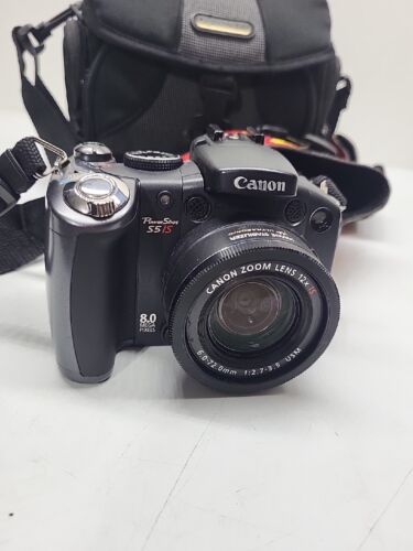 Canon PowerShot S5 IS 8,0-MP-Digitalkamera schwarz - Bild 1 von 24