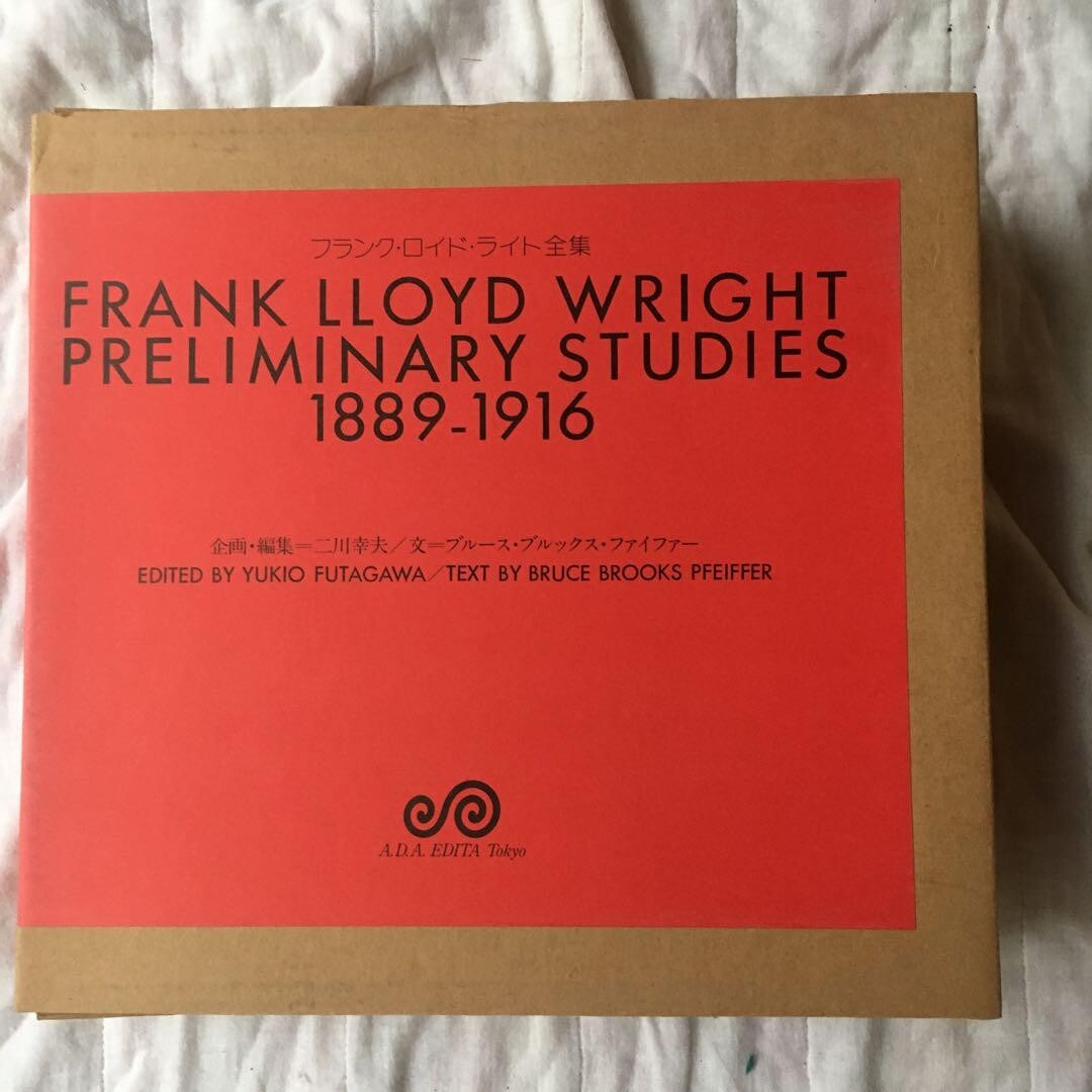 アート・デザイン・音楽 FRANK LLOYD WRIGHT PRELIMINARY STUDIES Frank Lloyd Wright PRELIMINARY STUDIES 1889-1916 | eBay