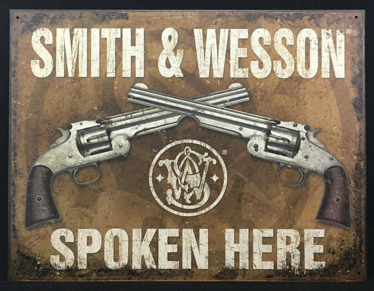 Smith & Wesson Vintage Hunting Sign for sale - eBay