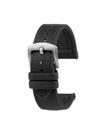 Premium Sport Uhrenarmband Modell Isidor schwarz-SN 19 mm