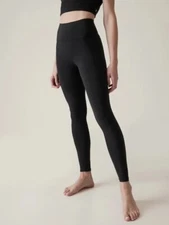 Athleta Transcend Stash Tight | Black Large Petite #533673