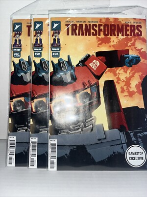 TRANSFORMERS #1 GameStop Var Andrea Sorrentino NM