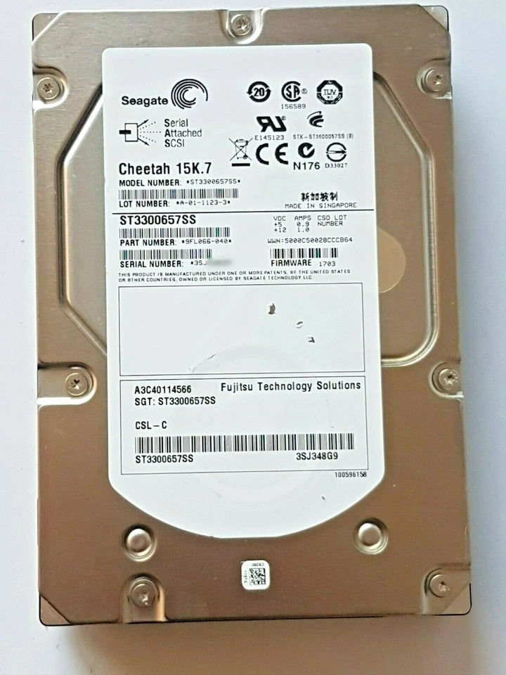 300 GB SAS Seagate Cheetah ST3300657SS 15K.7 HDD 16MB 3.5" interne Festplatte