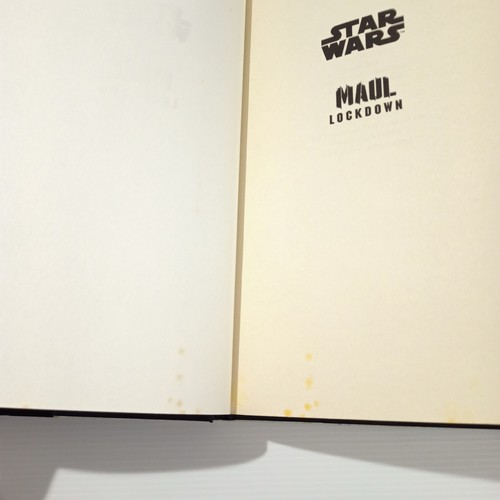 Star Wars: Maul Lockdown by Joe Schreiber, Hardcover 2014 - SEE PHOTOS - Picture 18 of 24