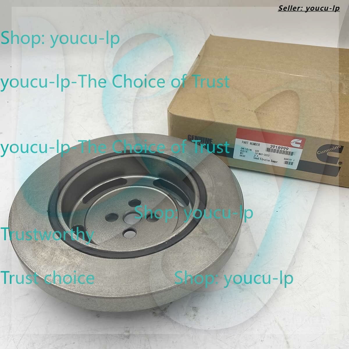 3918999 Engine Damper Harmonic Balancer For Cummins 5.9L 24v Dodge Ram 98-02 NEW