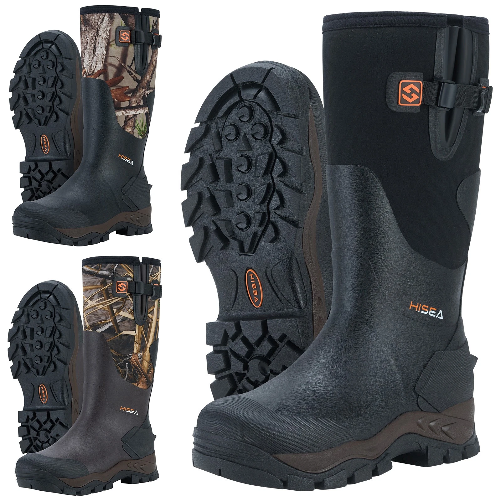 HISEA Men Hunting Boots Adjustable Calf Waterproof Rain Boot Mud Working Farming
Opens in a new wind