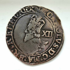 Charles I Silver Hammered Shilling Group E