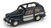 Brumm Fiat 500 C Belvedere Aperta 1951 Azzurro Cenere 1:43