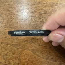 Fotodiox Step Up Lens Filter Ring Adapter 58mm to 62mm