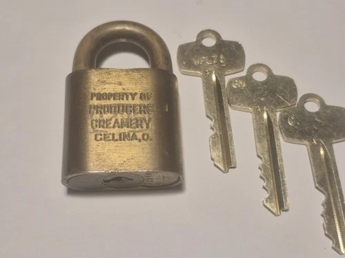 Best Property of Producers Creamery Celina Ohio  logo padlock  with keys - product listing photo