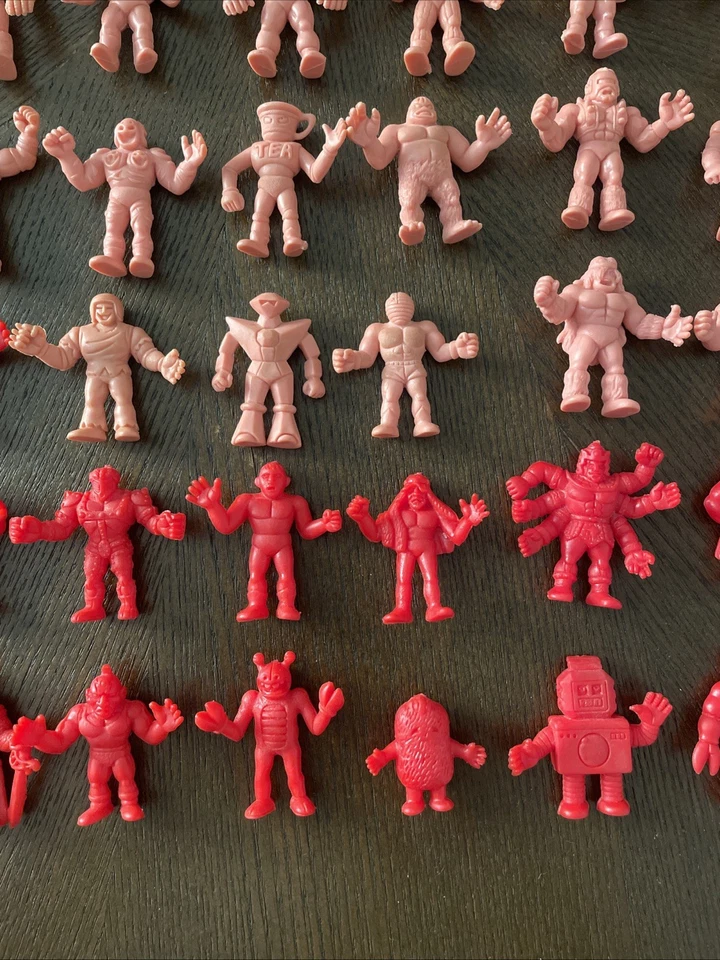 Mattel M.U.S.C.L.E. de colección Hombre Músculo - Lote de 48 Piezas - Rosa Bronceado Rojo Foto 4 de 4