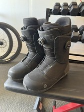 Nidecker Rift Double Boa Snowboard Boots Men's US 10.5 - Black - All Mountain