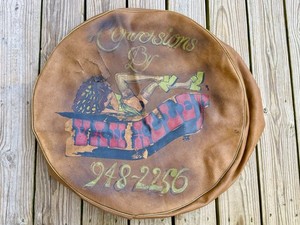 Vintage Custom Van Spare Tire Cover “Conversions By Van Alley” Las Angeles CA