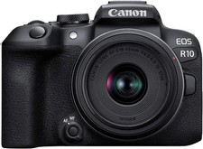 Canon EOS R10 Mirrorless Camera + RF-S 18-45mm Lens, 24.2MP, 4K, Bluetooth - ONU