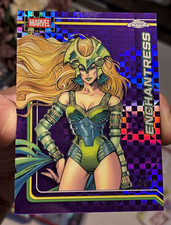 2026 Topps Chrome Marvel Enchantress #35 Purple X-Fractor /75 51/75