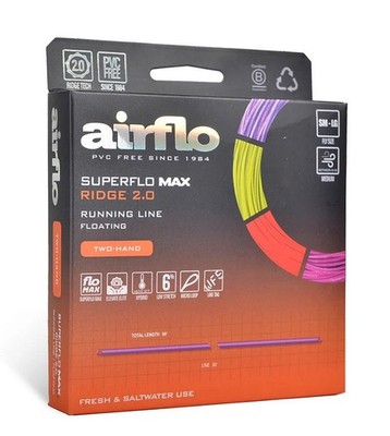 AIRFLO SUPERFLO MAX RIDGE 2.0 FLOATING 15 LB RUNNING SHOOTING LINE IN LILAC