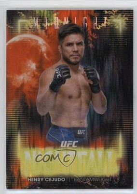 2025 Topps Midnight UFC Nightfall Dusk 7/75 Henry Cejudo #NF-2 13g0