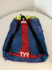 TYR Big Mesh Mummy Backpack Diving Gym Workout Gear Swimming Scuba Diving Pool