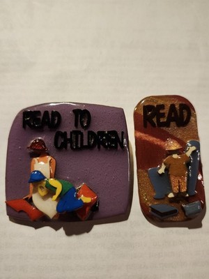 Lucinda reading pins