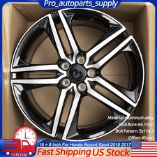 19 8 Machined Replacement Wheel Rim For Honda Accord Sport 2016-2017 64083