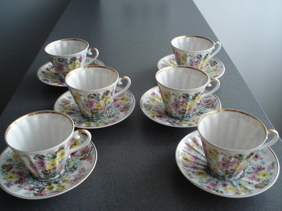 Rare Vintage Tea Set   LFZ (Leningrad Porcelain Factory) Made in USSR