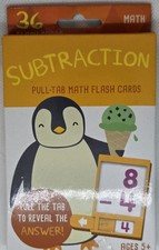 11 sets of Flash Cards By Bendon, Subtraction, Addition, Sight Words And More.