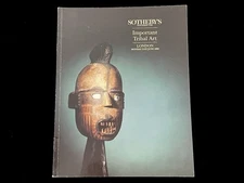 SOTHEBY'S IMPORTANT TRIBAL ART LONDON JUNE 21, 1993  BATAK FIJI DOGON KONGO BOKI