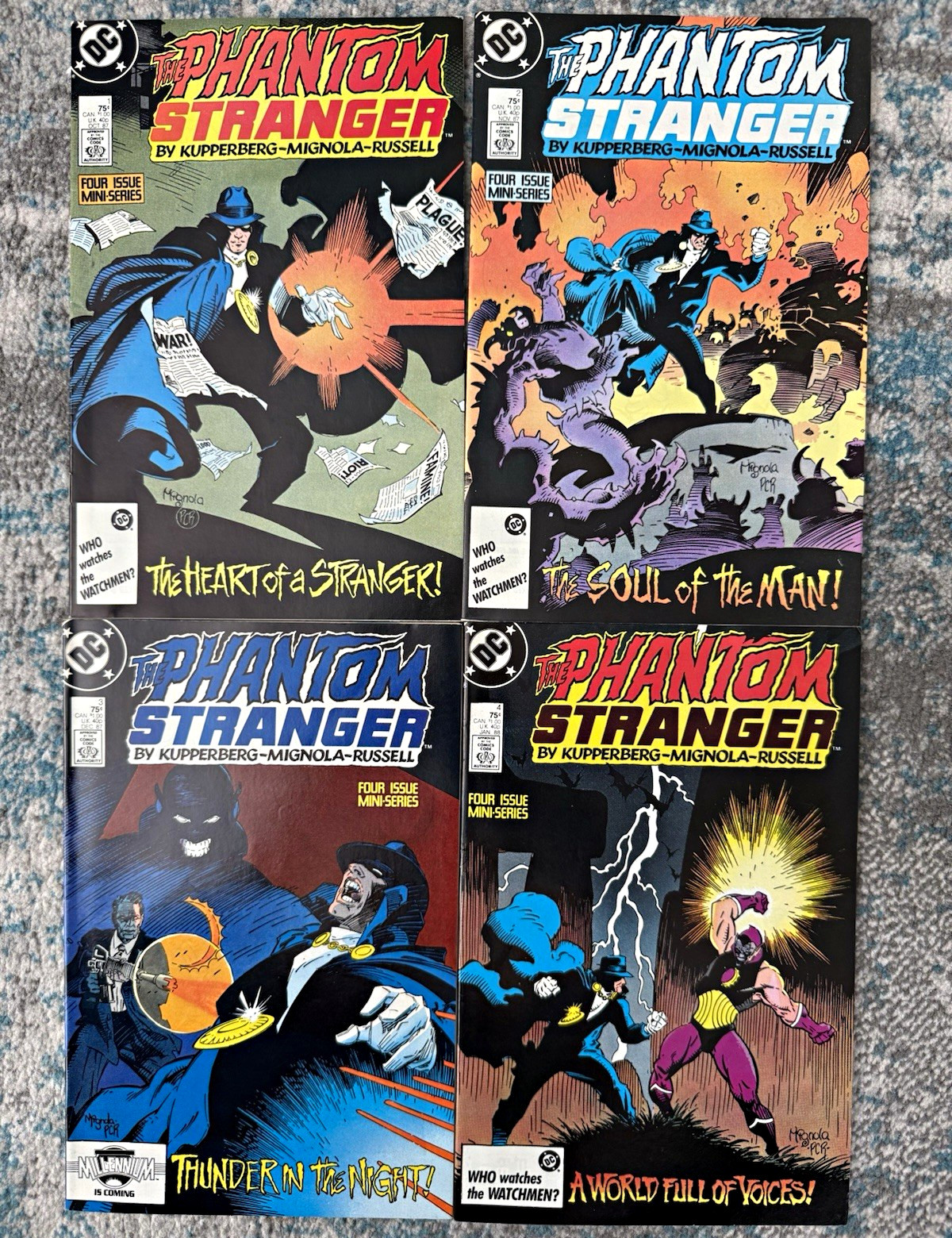 DC The Phantom Stranger (1987) #1-4 Comic Book Lot Kupperberg/Mignola