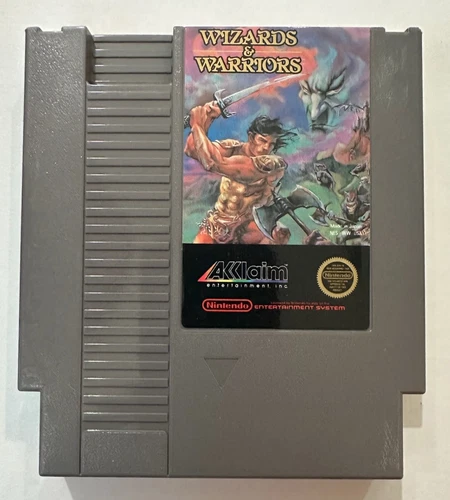 Wizards and Warriors NES Game Loose Tested Clean Label