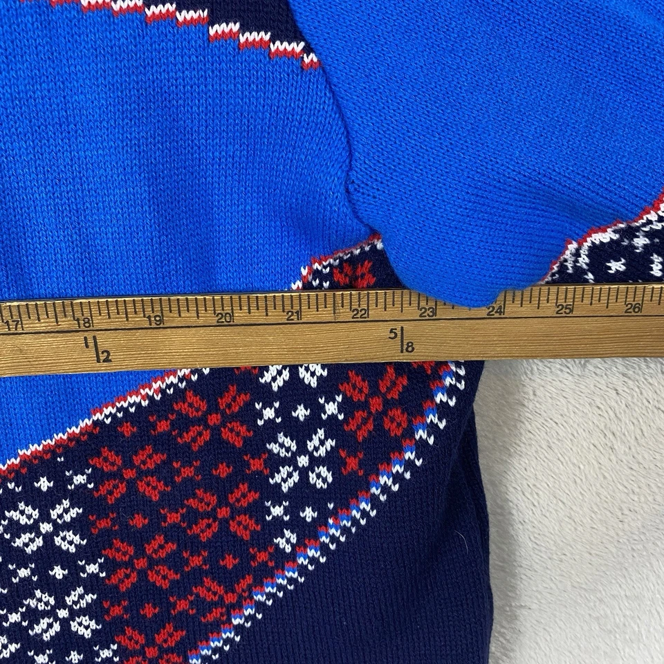 Мужской свитер Marvel Comics Captain America Ugly Christmas 2XL красный белый синий США - Изображение 4 из 4