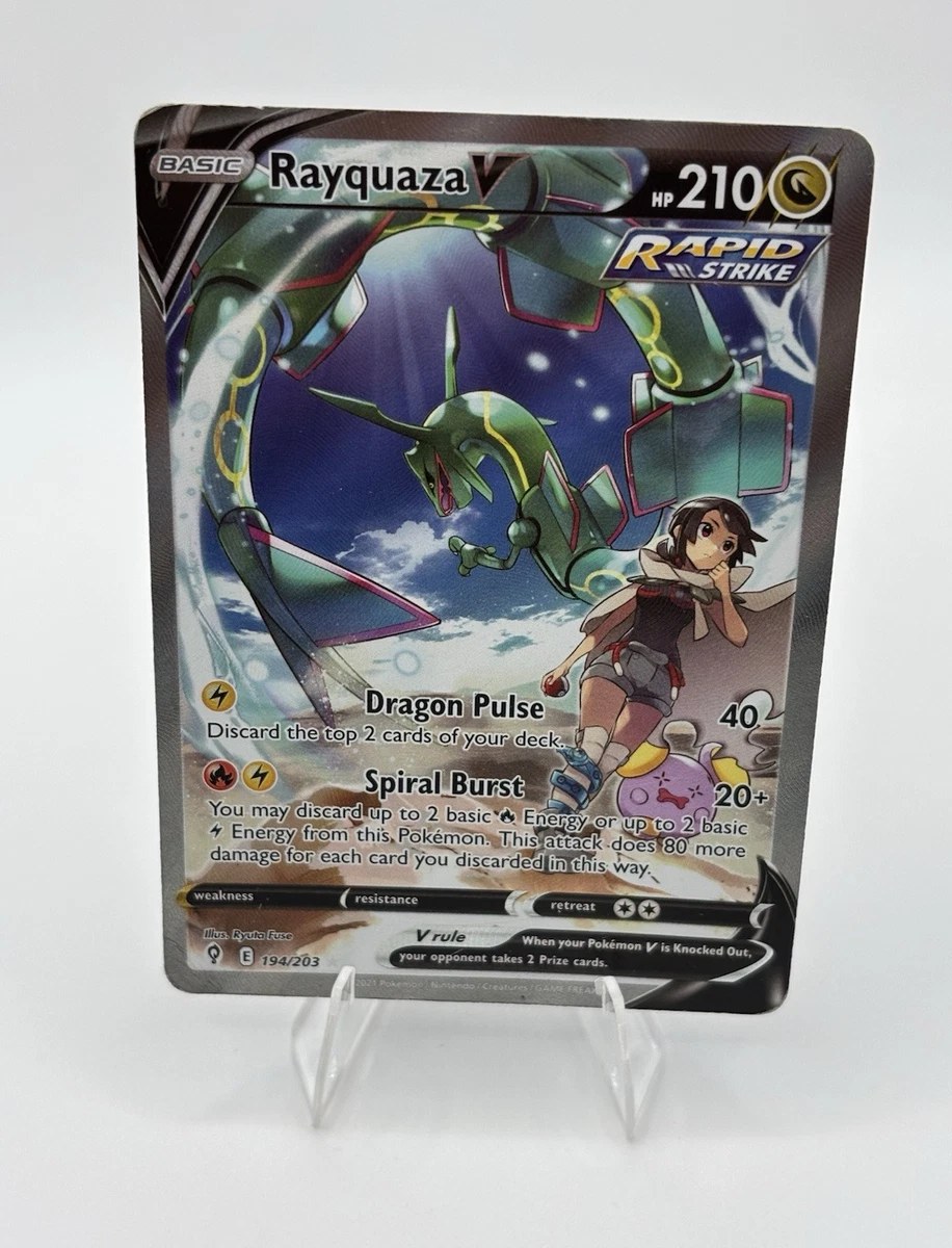 Rayquaza V Pokémon TCG Cards for sale | eBay
