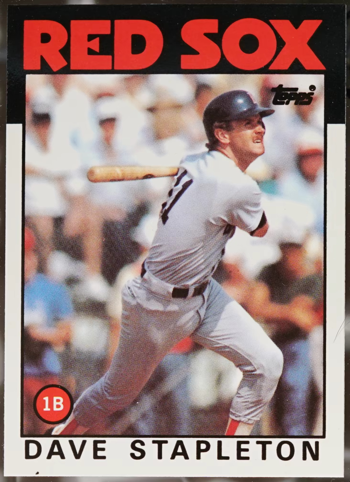 1986 Topps - Collector's Edition (Tiffany) Baseball Dave Stapleton #151 NM