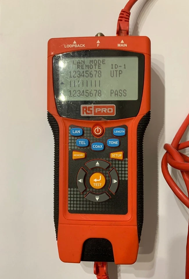 Tester LAN di rete RS Pro mod. CT2690 + Tracer - Immagine 3 di 3