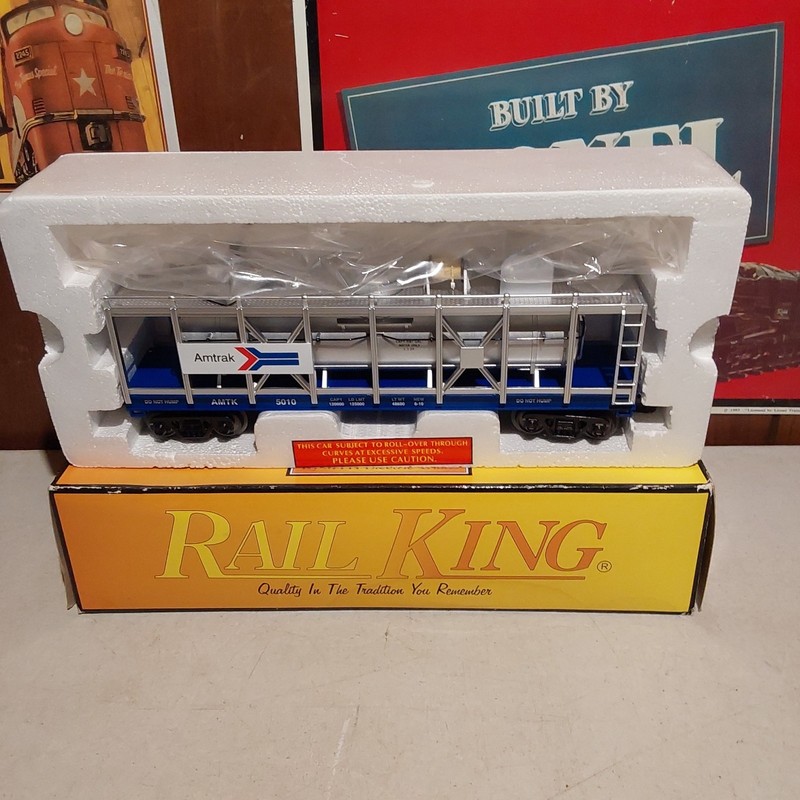 RAILKING O SCALE AMTRAK FIRE CAR LNOB 30-79272