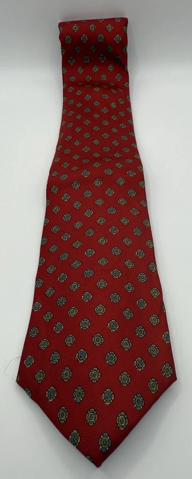 Vintage Andhurst Custom 100% Silk Floral Pattern Tie Made in USA Designer 😎🧐 - Image 2 of 4